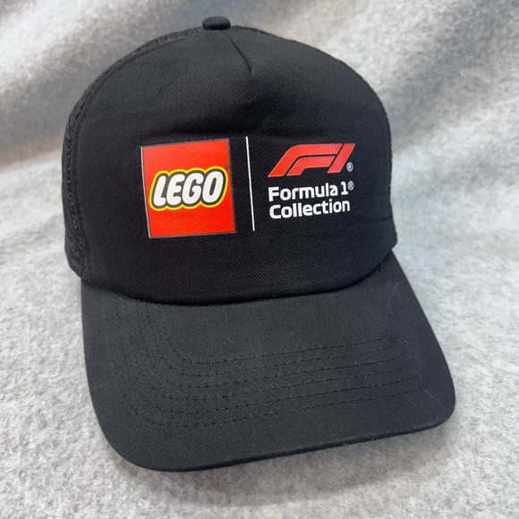 Lego Other - LEGO F1 Logo Mens Black LEGO Trucker Hat Formula 1 Collection Snapback OSFM